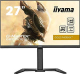 iiyama GB2790QSU-B5 27" Fast IPS Gaming, G-Master Gold Phoenix, FreeSync Premium, 2560x1440, 240Hz, 400cd/m², 1000:1, HDMI, DisplayPort, 1ms (GtG), Altavoces, USB-HUB (2X 3.0), HDR400, Black Tuner