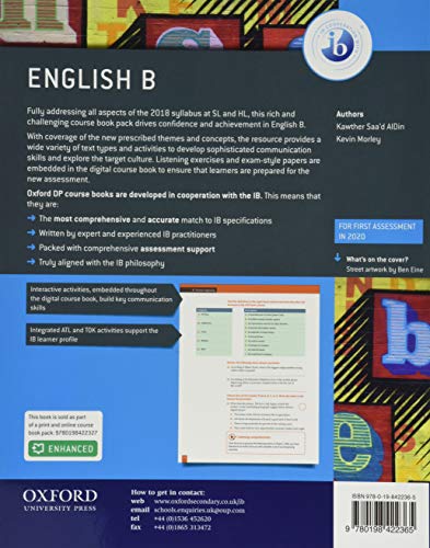 NEW IB English B Print & Enhanced Online Course Book Pack (2nd edition): IB Diploma Programme English B SL and HL students, aged 16-18