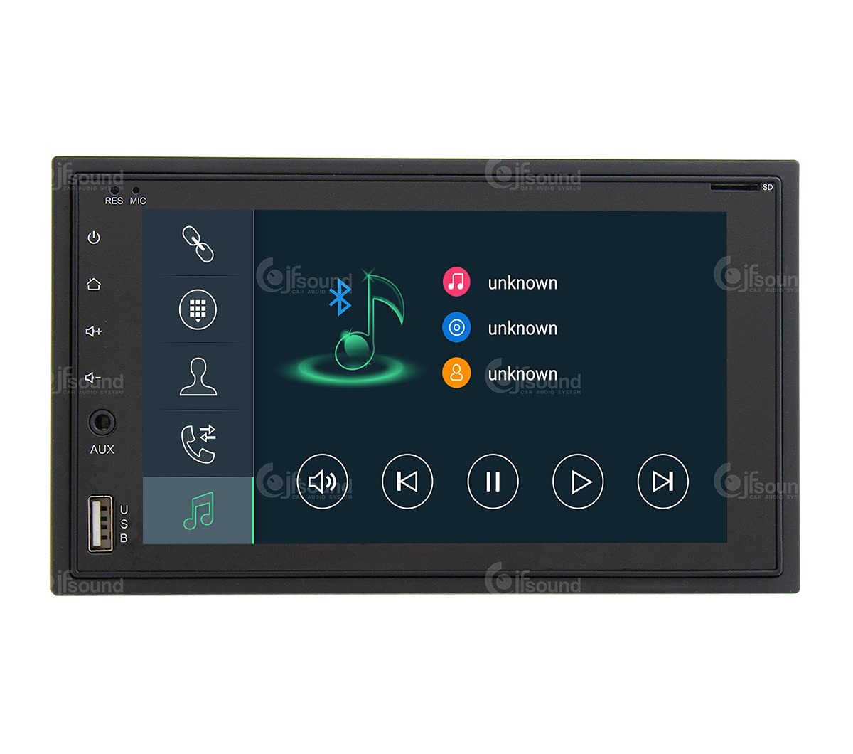 Autorradio Universal 2 DIN Android GPS Bluetooth WiFi Dab USB Pantalla táctil Full HD 6,2" procesador de 8 núcleos y comandos de Voz