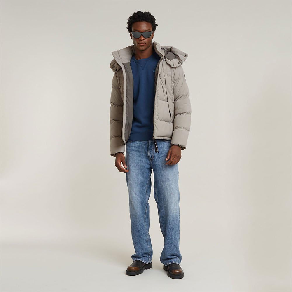 G-STAR Para Hombre G- Whistler Padded Hooded Jacket 2.0, Beige (elephant skin D25345-D518-G106), XL