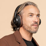 DeeBee DB-Pulse-BLM, Auriculares Bluetooth Circumaurales, Cancelación Activa de Ruido, 40 Horas de Batería, Negro, con Almohadilla Intercambiable
