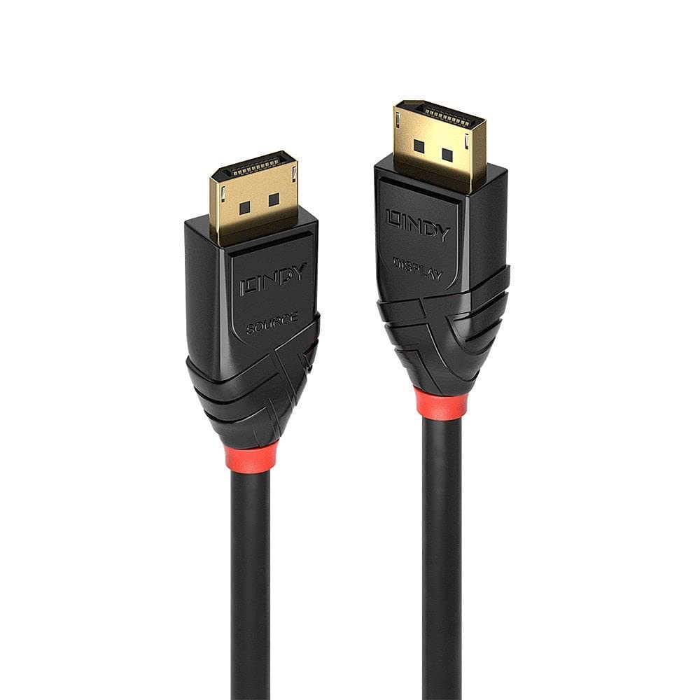 Lindy 38466 70m DisplayPort DisplayPort Negro cable DisplayPort - Cables displayport (70 m, DisplayPort, DisplayPort, Macho, Macho, Oro)
