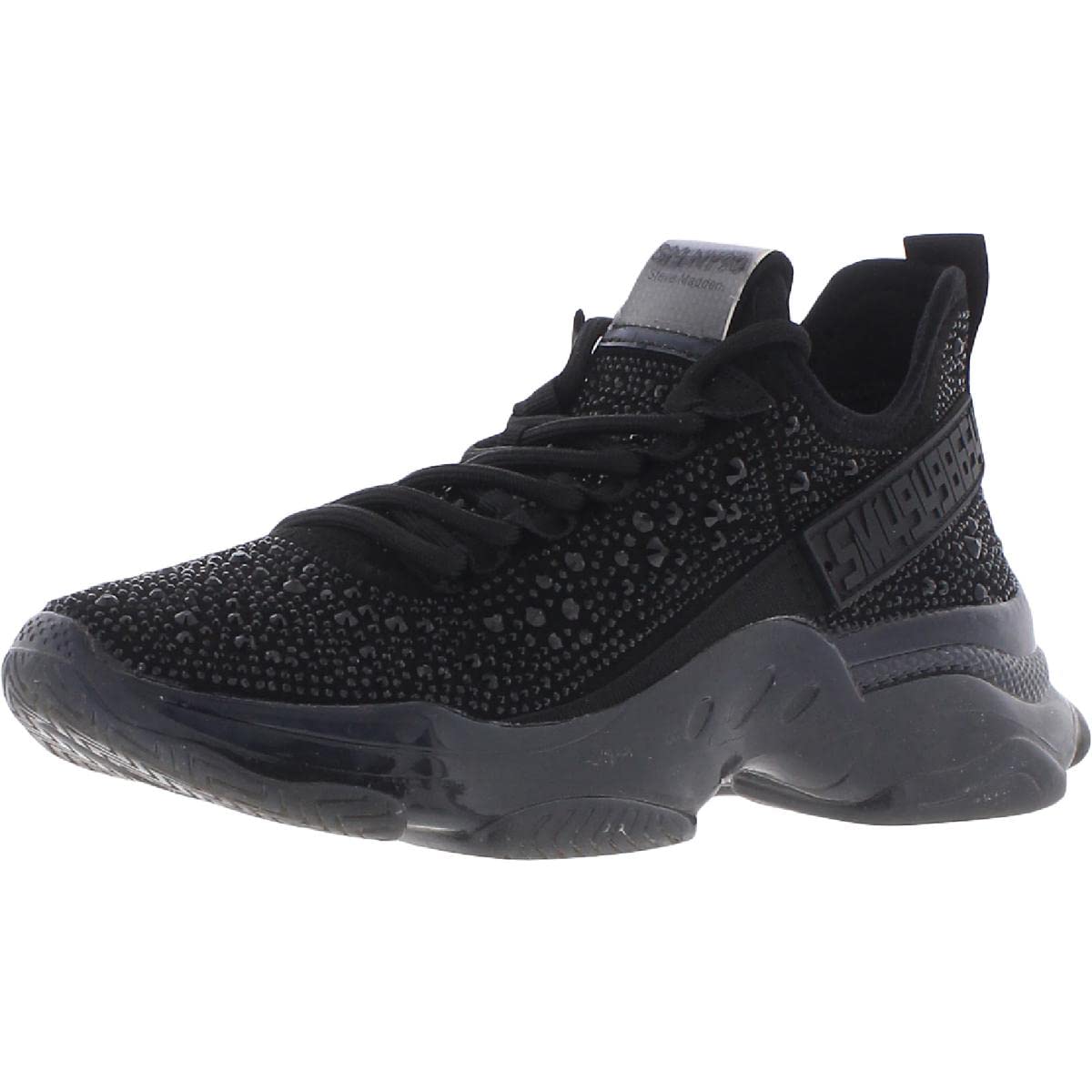 Steve Madden Maxima, Zapatillas Mujer, Black, 38 EU