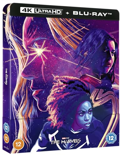 Marvel Studio's The Marvels Steelbook 4K Ultra HD [Blu-ray] [Region Free]