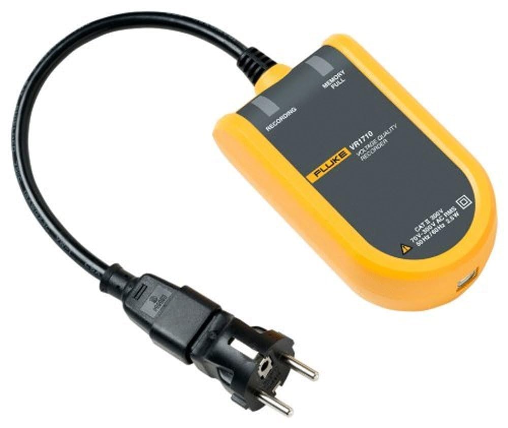 Fluke Grabadora de calidad de voltaje VR1710, monofásica