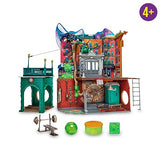TORTUGAS NINJA Sewer Lair Playset, Juguete de la guarida en Las alcantarillas, Set como en la película, 20 características y 3 Niveles de Juego, 4 años, Famosa (TU802000)