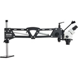 Microscopio multidireccional VEVOR con soporte de resorte, microscopio de joyería con aumento de 7X-45X, soporte para incrustaciones de microjoyas con luz LED de anillo USB integrada y tornillo de ban