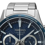 Seiko Reloj Analógico para Hombres de Cuarzo con Correa en Acero Inoxidable SSB445P1