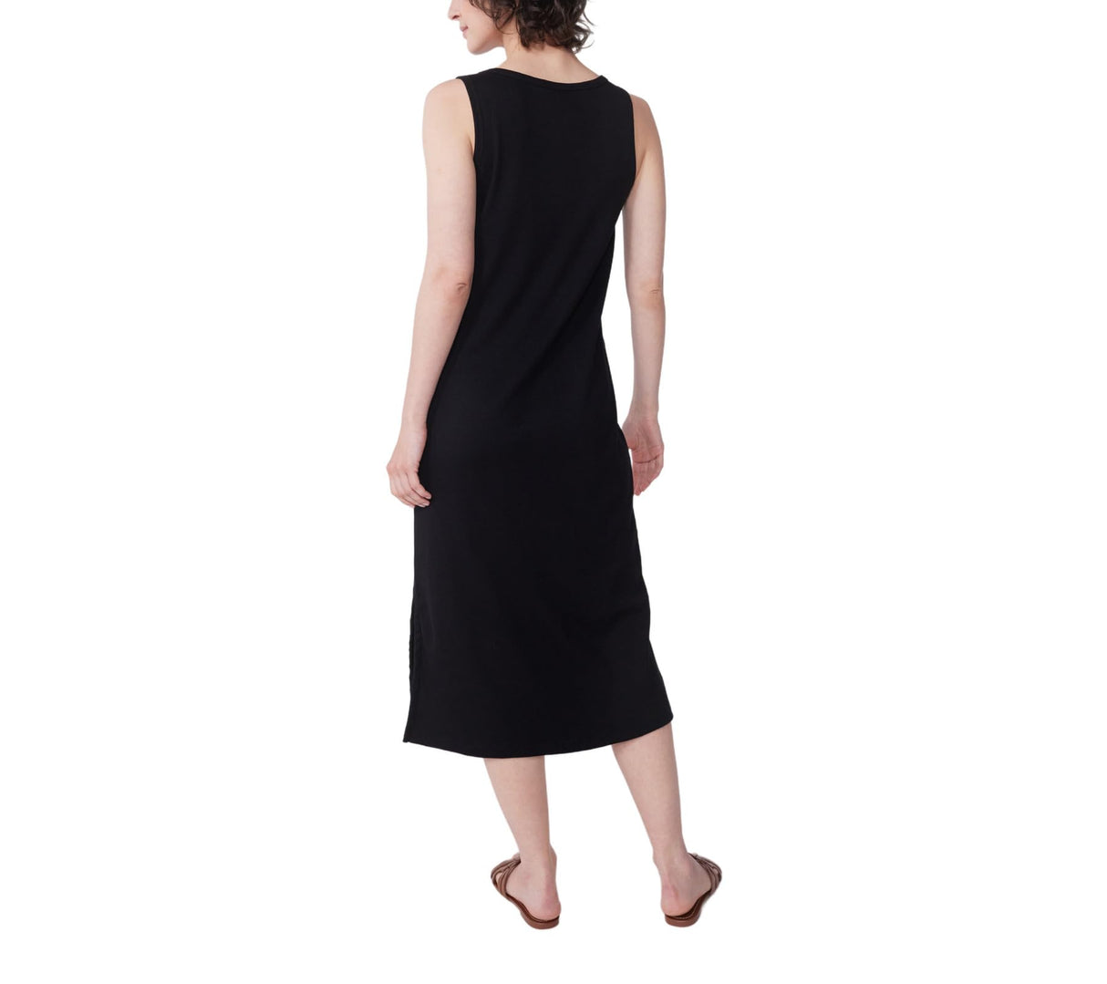 Petit Bateau A0CS9 Vestido sin Mangas, Negro, XS para Mujer