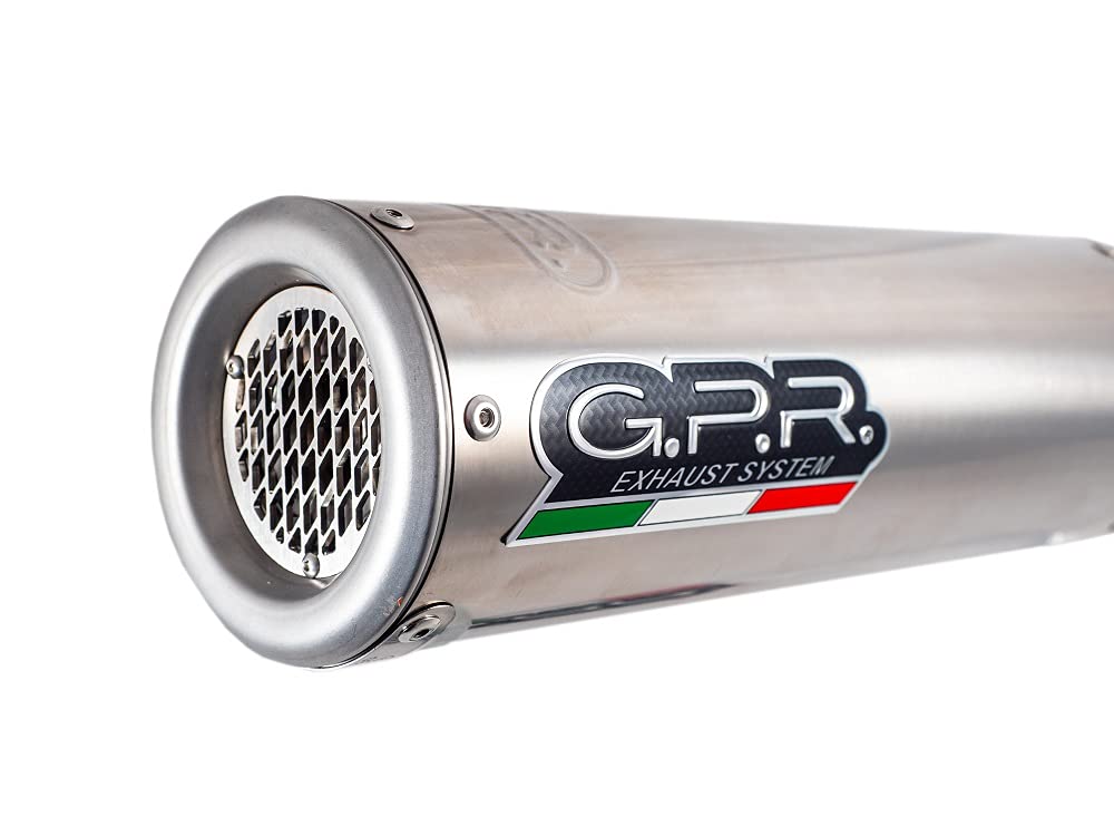 ESCAPE GPR EXHAUST SYSTEM COMPATIBLE CON HONDA VFR 800 V-TEC 2002/13 ESCAPE HOMOLOGADO Y CONEXIÓNS M3 INOX