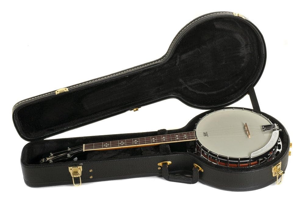 Gewa 505031 Banjo 4 Cuerdas, Parche Original Remo, con Estuche