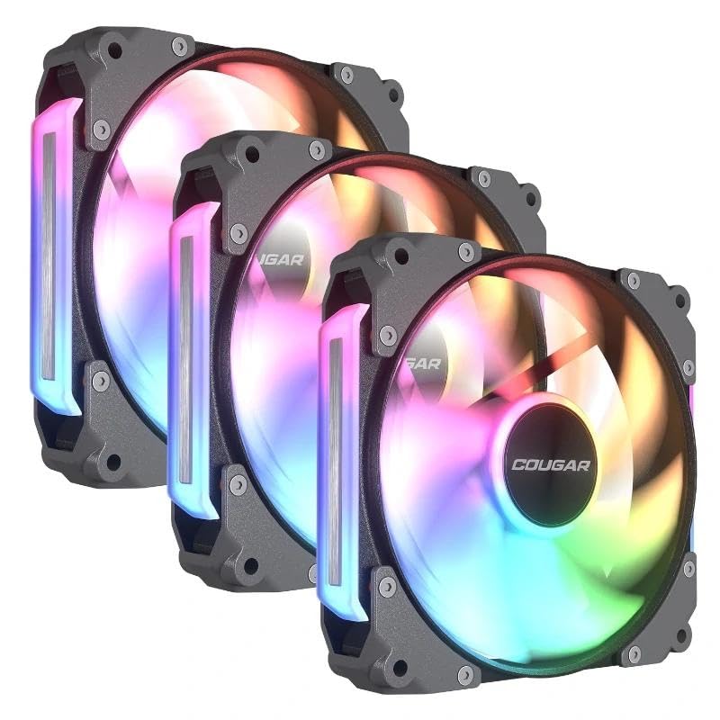 Brightium Ventiladores modulares de 120 mm, con iluminación ARGB, 3 unidades, ideales para enfriamiento y personalización de PC.