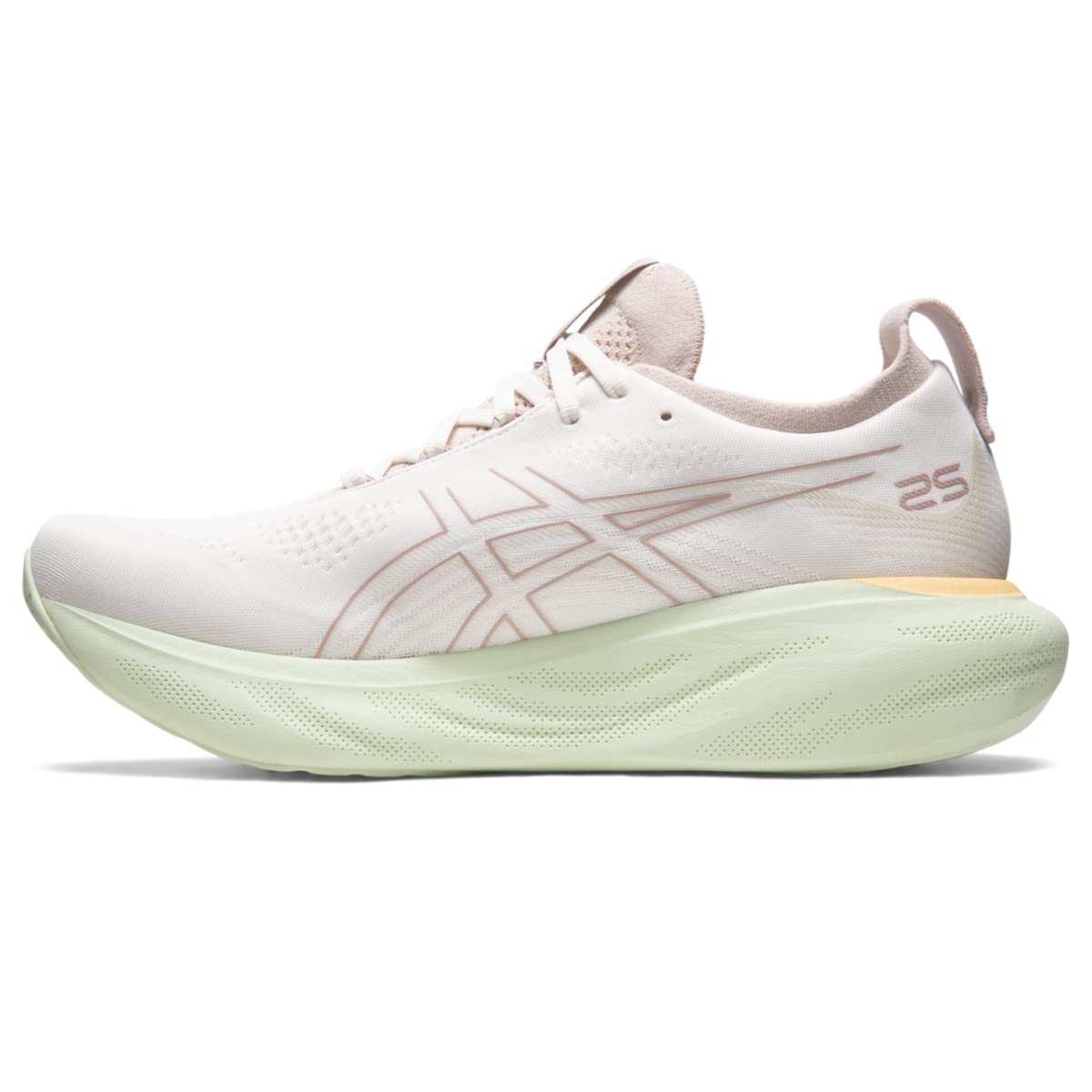 ASICS Nimbus 25 - Zapatillas de Running para Hombre, Color Blanco, Crema leonada, 14