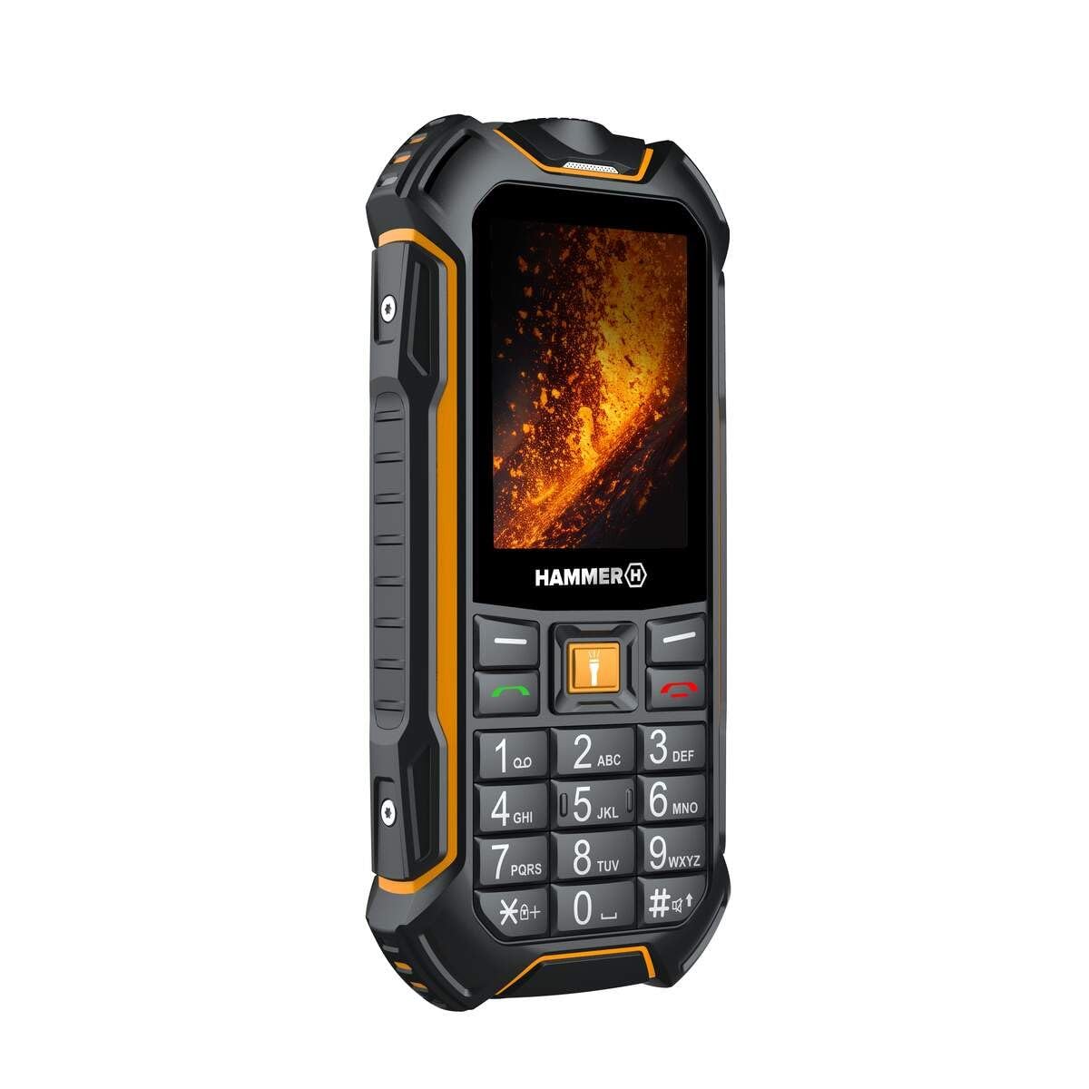 Hammer Boost 2 LTE IP68 2,4 Pulgadas Reforzado 3500 mAh LTE, Negro/Naranja