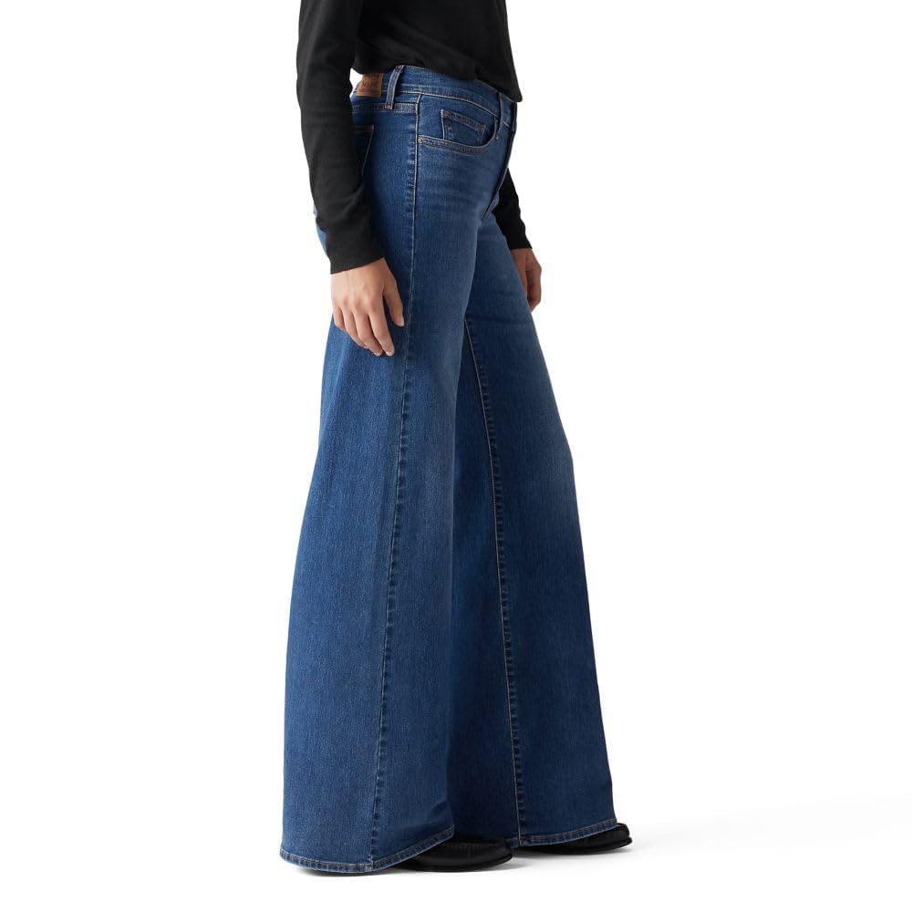 Levi's 318 Shaping Wide Leg Jeans, Clever Girl, 25W / 30L Mujeres