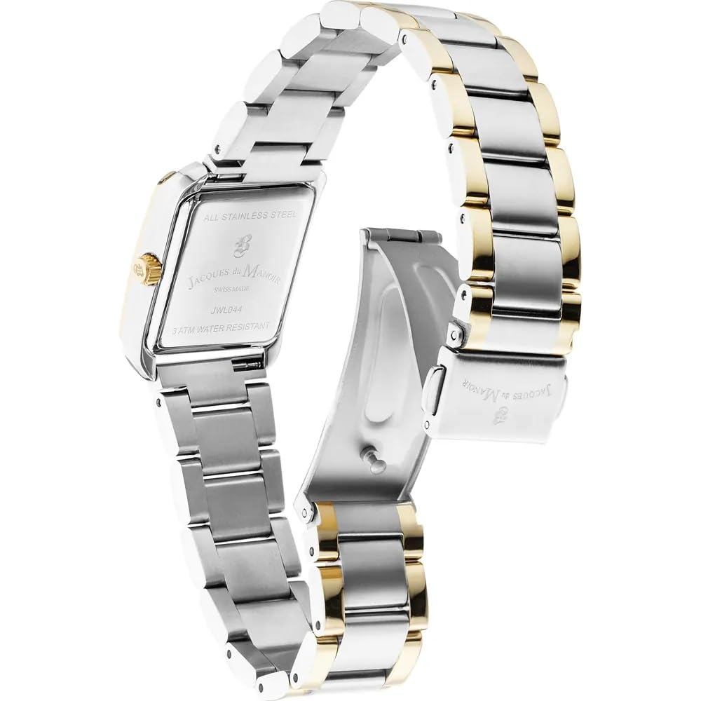 B JACQUES DU MANOIR Reloj Analógico para Mujeres de con Correa en Acero Inoxidable JWL04403