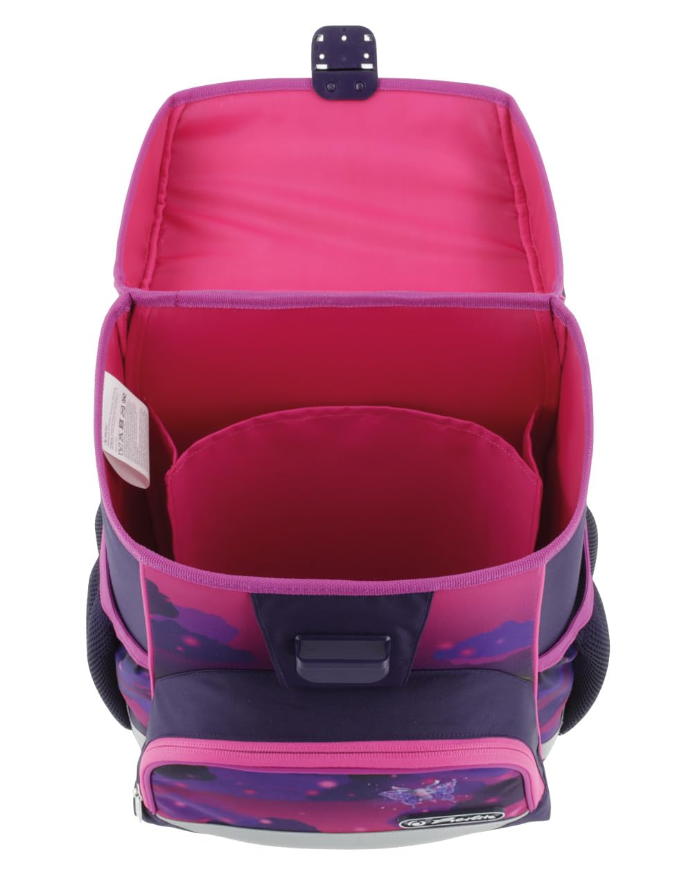 Herlitz Loop Plus Mochila Escolar, Niñas, Morado, 37 x 31 x 22 cm