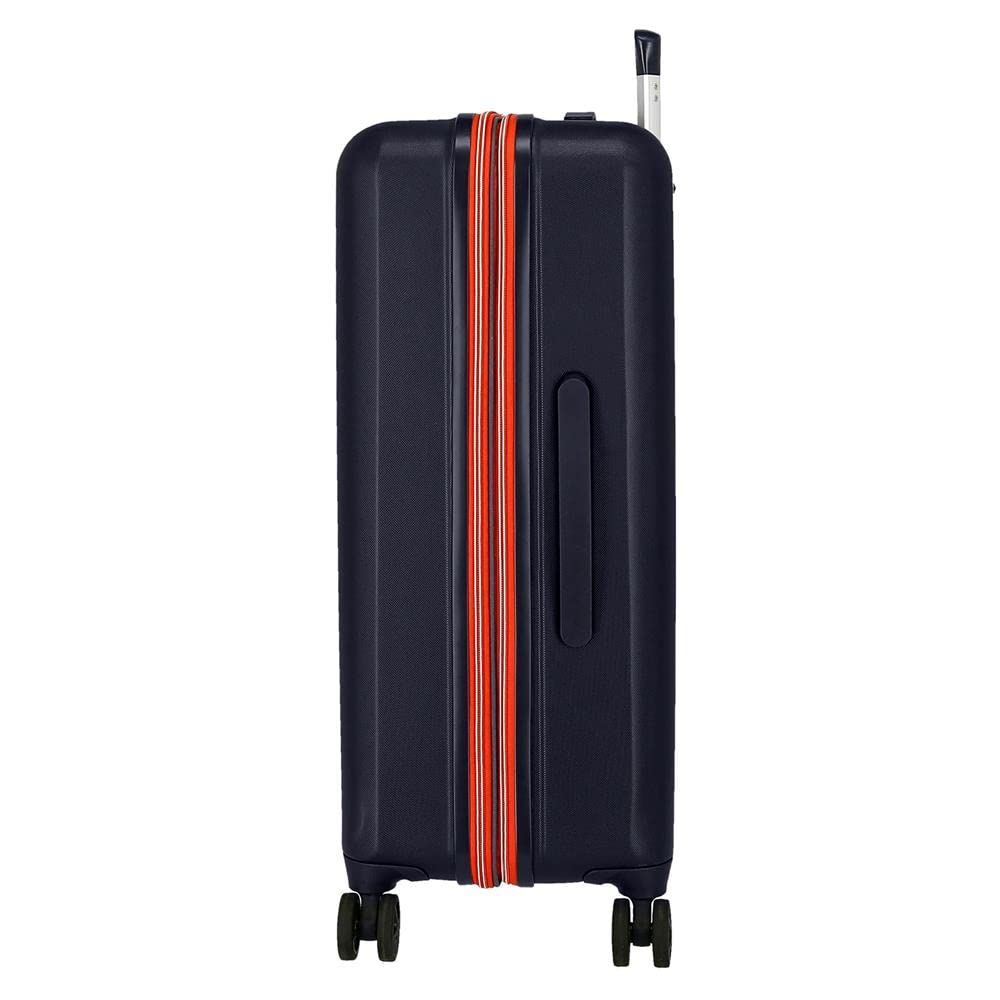 Reebok Roxbury Juego de Maletas Azul 55/70 cms Rígida ABS Cierre TSA Integrado 119,4L 6 kgs 4 Ruedas Dobles Equipaje de Mano