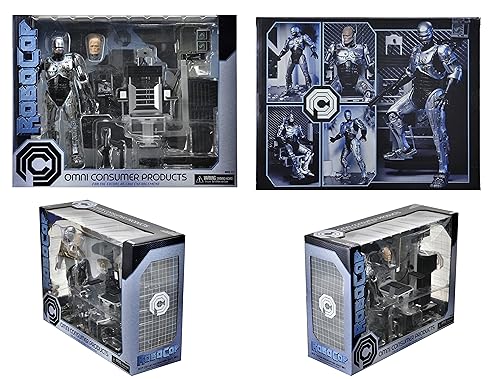 NECA- Ultimate Robocop Battle Damaged W/Chair Estatuas, Multicolor (81787)