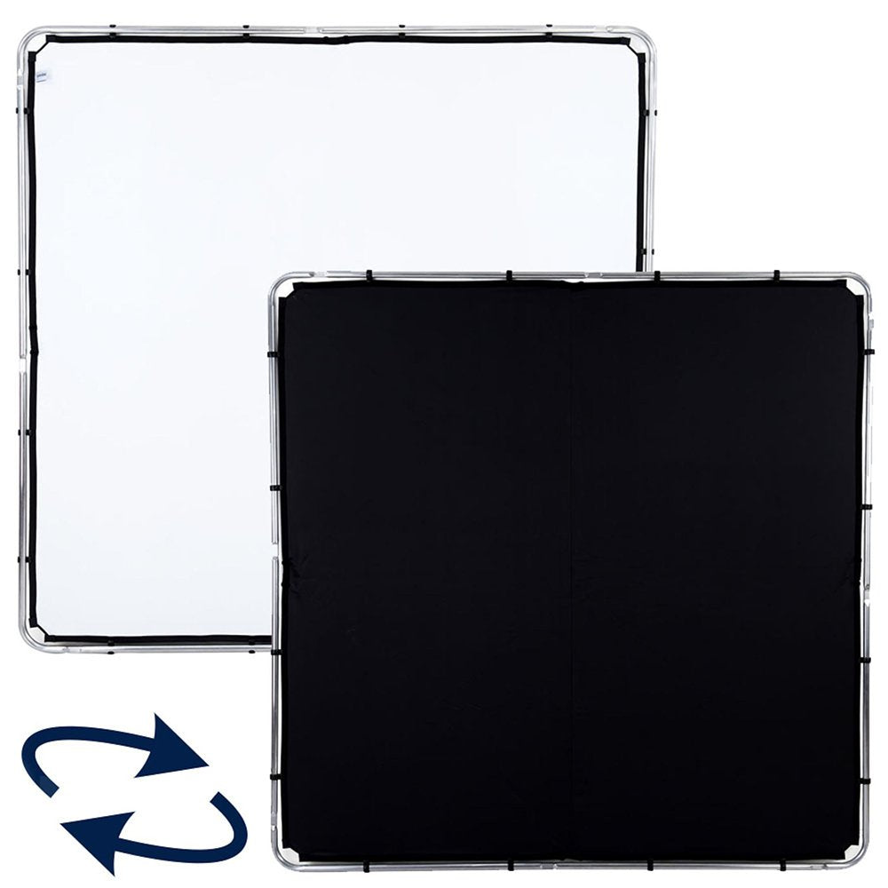 Manfrotto Skylite - Tela, 2 x 2 m, Blanco/Negro