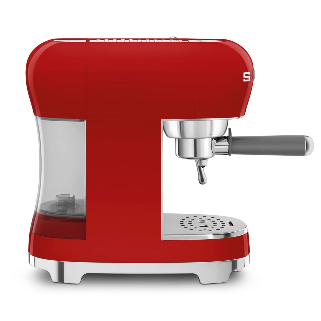 SMEG ECF02RDEU Siebträger Espresso-/Kaffemaschine Rot,