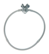 Pandora Disney Pulsera con diseño de Minnie de plata con circonitas cúbicas transparentes, 16