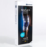 BAUERFEIND Vendaje de Rodilla, GenuTrain S, titán,Izquierdo, Talla 4