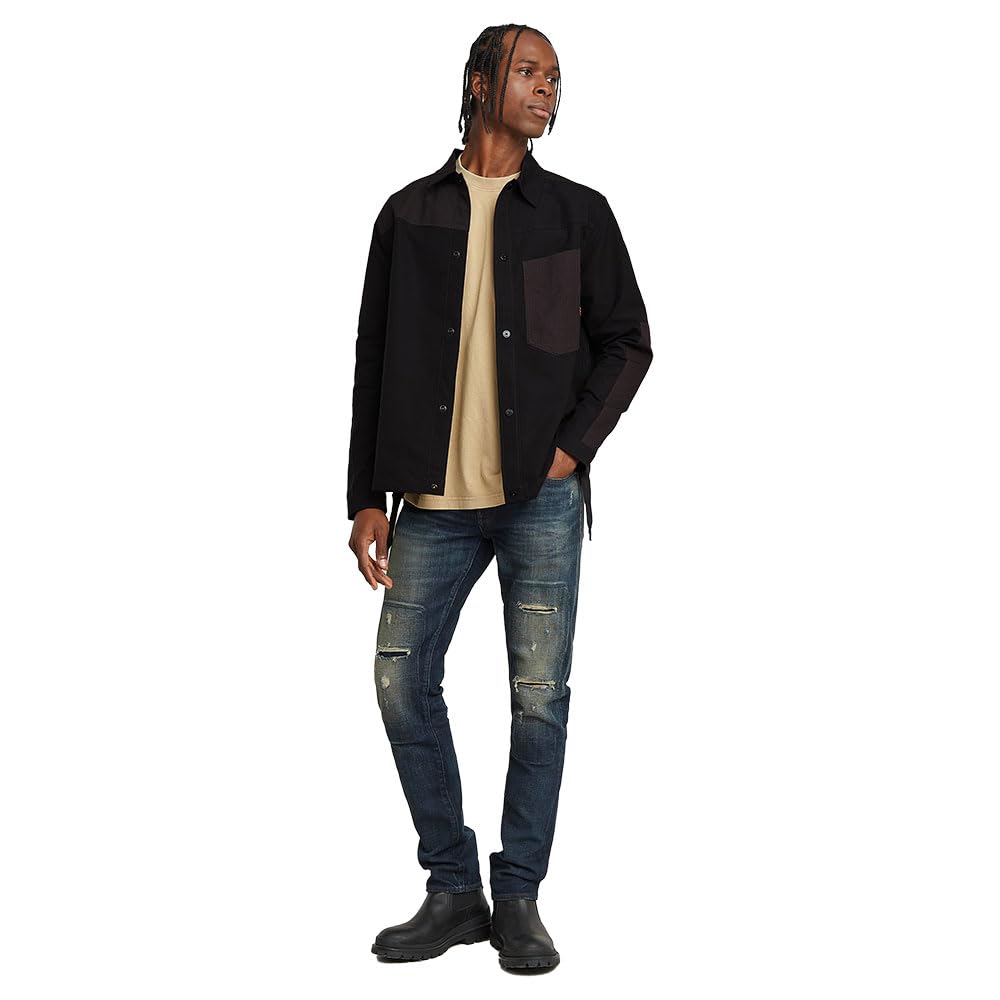 G-STAR 3301 Slim Jeans Vaqueros, Azul (Antique Foundry Repaired 51001-d594-h102), 32W / 32L Hombre