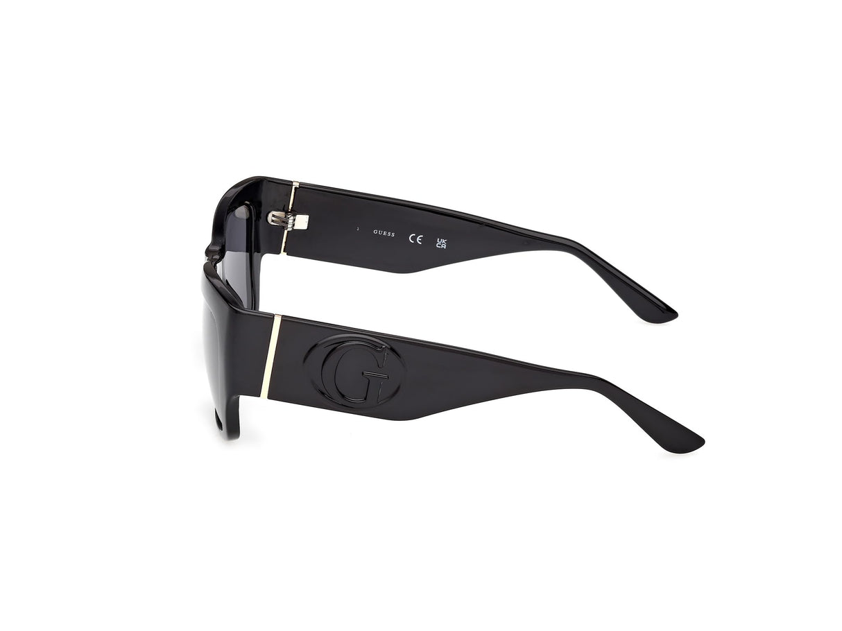 GUESS Gu00252 Gafas, 01a Shiny Black, 54/17/135 para Mujer