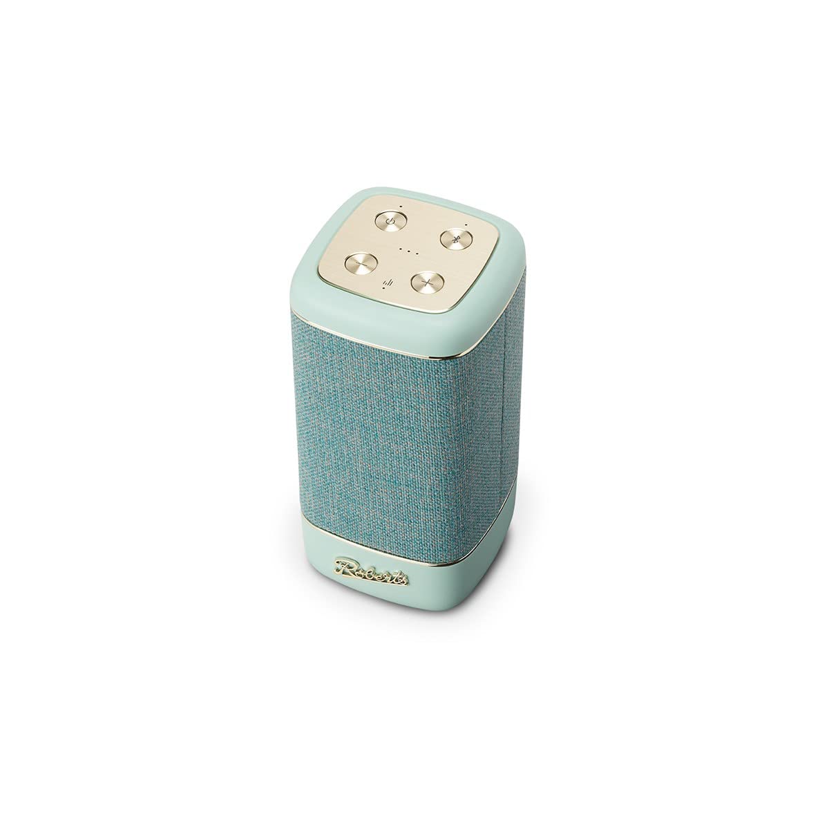 Roberts Beacon 335 - Altavoz Bluetooth portátil, Recargable, duración de 15 Horas, Dos radiadores de Graves pasivos, Amplificador de Graves, Ecualizador, emparejamiento estéreo, Azul Cielo