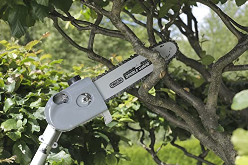 IKRA Multiherramienta IBKH 33-1 Gasolina 4en1 Herramienta multifunción para jardín Incl. Escudo Protector y Lima de Cadena