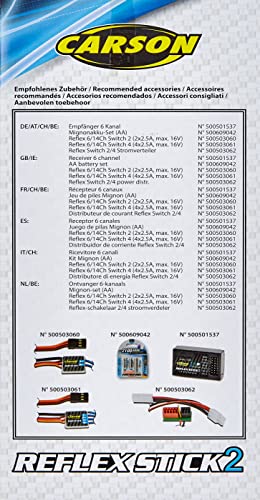 Carson Optical - Radio Control Reflejo del palillo 2 2.4 GHz 6 Canal # 501006