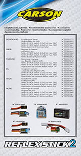 Carson Optical - Radio Control Reflejo del palillo 2 2.4 GHz 6 Canal # 501006