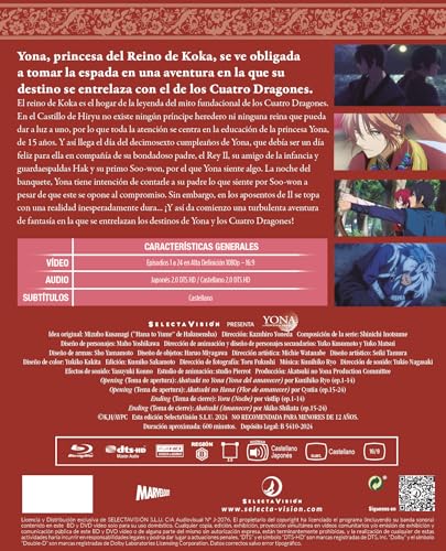 Yona La Princesa del Amanecer (Episodios 1 a 24) [Bluray] [Blu-ray]