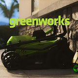 Cortacésped sin cable Greenworks GD24X2LM36K2x (Li-Ion 2x24V 36cm anchura hasta 250m² 40L recogedor de hierba 5 regulaciones altura de corte con batería de 2x2Ah y cargador de doble ranura)