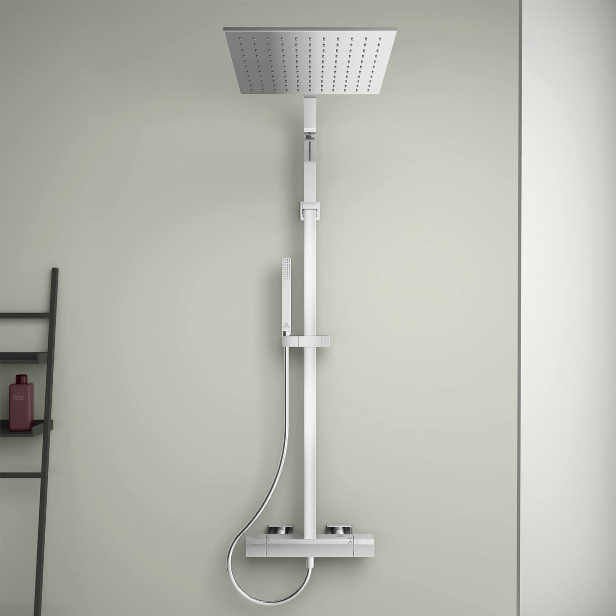 Ideal Standard A7542AA Sistema de Ducha, Cromo, 300 x 300mm