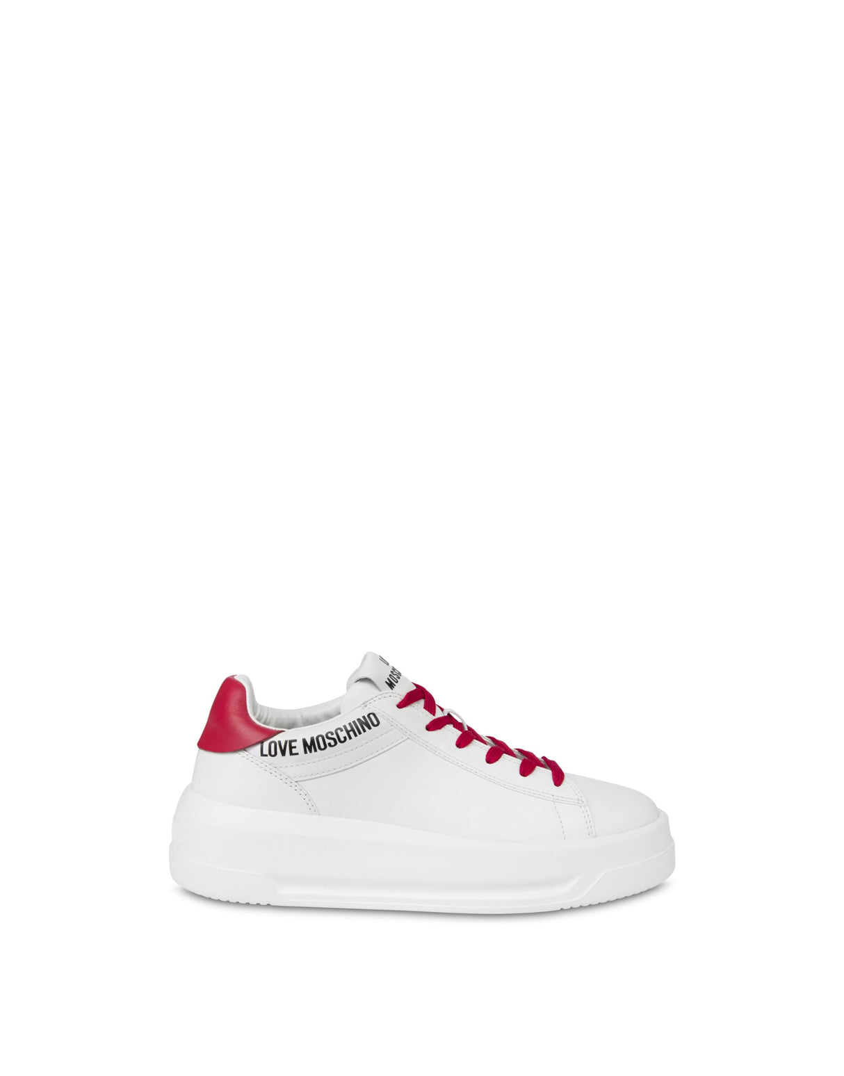 Love Moschino Polja15525g0mia110f39, Zapatillas Deportivas Mujer, Color Blanco, 39 EU
