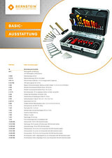Bernstein Werkzeug GmbH Maletín de servicio Performance con kit de herramientas para electricista, 48 piezas, 5000 BAS