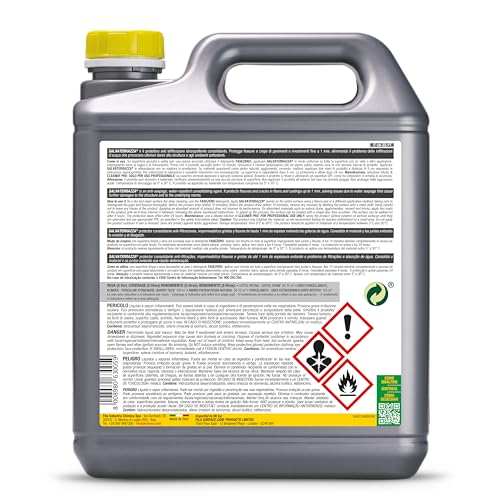 FILA Surface Care Solutions SALVATERRAZZA 5L Repelente al Agua para terrazas y Exteriores de acción consolidante y antifiltración, No aplicable, 5 l (Confezione da 1)