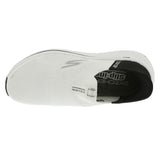 Skechers MAX Cushioning Elite 2.0 Eternal - Zapatillas para Mujer sin Cordones, Blanco/Negro, 37 EU