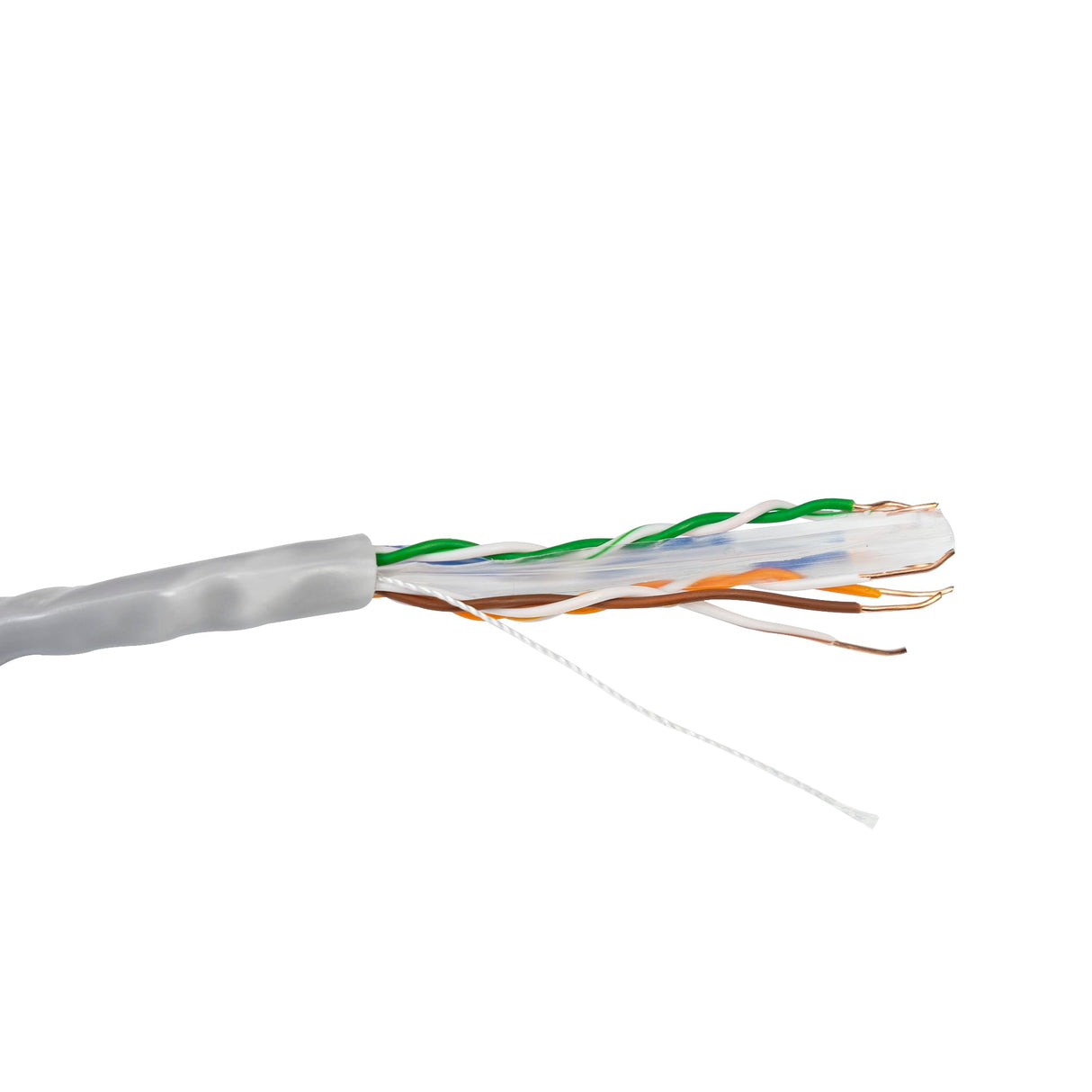 PNI Cable UTP CAT6 CU057 de cobre 0,57mm de 4 pares para internet y sistemas de vigilancia, rollo 305m