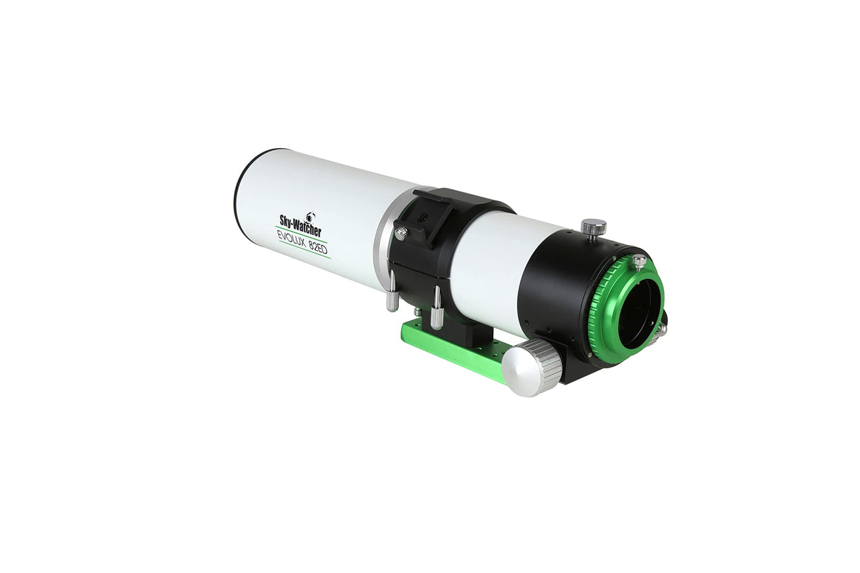 Sky-Watcher Evolux 82ED - Telescopio Refractor Apo Doublet Apo - Tubo óptico Compacto y obtenido para astrofotografía asequible, Color Blanco (S11310)