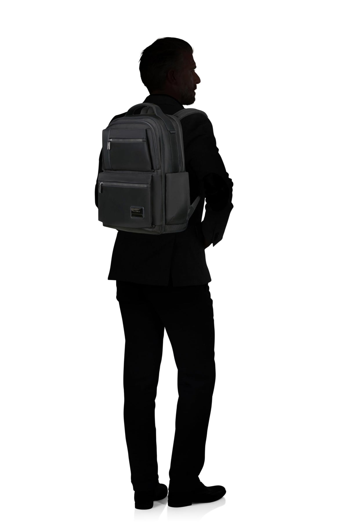 Samsonite Openroad 2.0 - Bolsillo de cabina EasyJet con compartimento para computadora portátil 15.6 pulgadas, 35 x 20 x 45 cm, 22.5 L, 1.40 kg, mano, mochila de aviones subestimales, negro (negro)