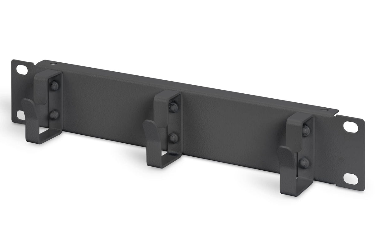 DIGITUS Juego de 10 Pulgadas - Armario de Red 12U Serie Soho Negro - Estante - regleta de enchufes - Panel de Conexiones de 8 Puertos - conmutador gigabit de 8 Puertos