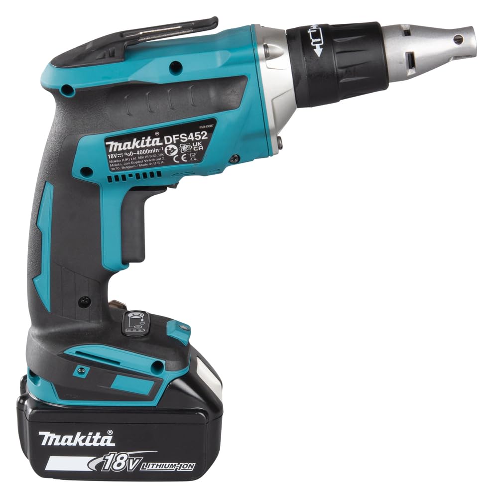 Makita DFS452AJX2 Destornillador placas yeso Batería 18V 2x2.0 AhmAKPAC