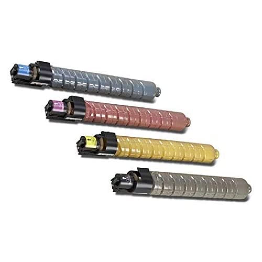 ENCRE BREIZ Pack 4 Toners para Ricoh Aficio MP C2003 MP C2503-841925 841928 841927 841926 -MP C2004 MP C2504-841918 841919 841920 841920 1