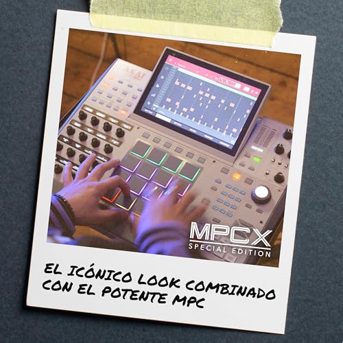 AKAI Professional MPC X SE - Centro de producción autónomo y creador de ritmos con pantalla multitáctil 10.1", drum pads, motores de sinte, 48GB