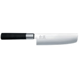 KAI Wasabi Black Bloque de cuchillos de roble equipado con 8 cuchillos, desmontable para limpieza - Dimensiones 31 x 18 x 34 cm - Juego completo de cuchillos de cocina