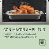 Panasonic NN-CS88LBEPG Horno combinado de vapor 4 en 1 con vapor, microondas, grill y convección, Tecnología Inverter, 31 L, 36 Programas Automáticos, Cocción en 2 Etapas, Menú Infantil, Negro