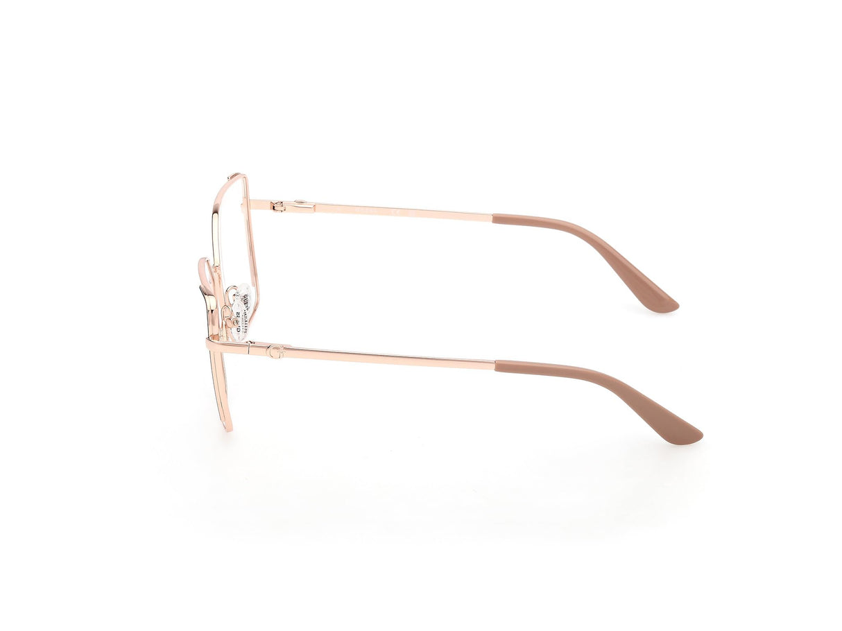 GUESS Gu50223 Marcos para Gafas recetadas, 059 Shiny Rose Gold, 55/16/140 para Mujer
